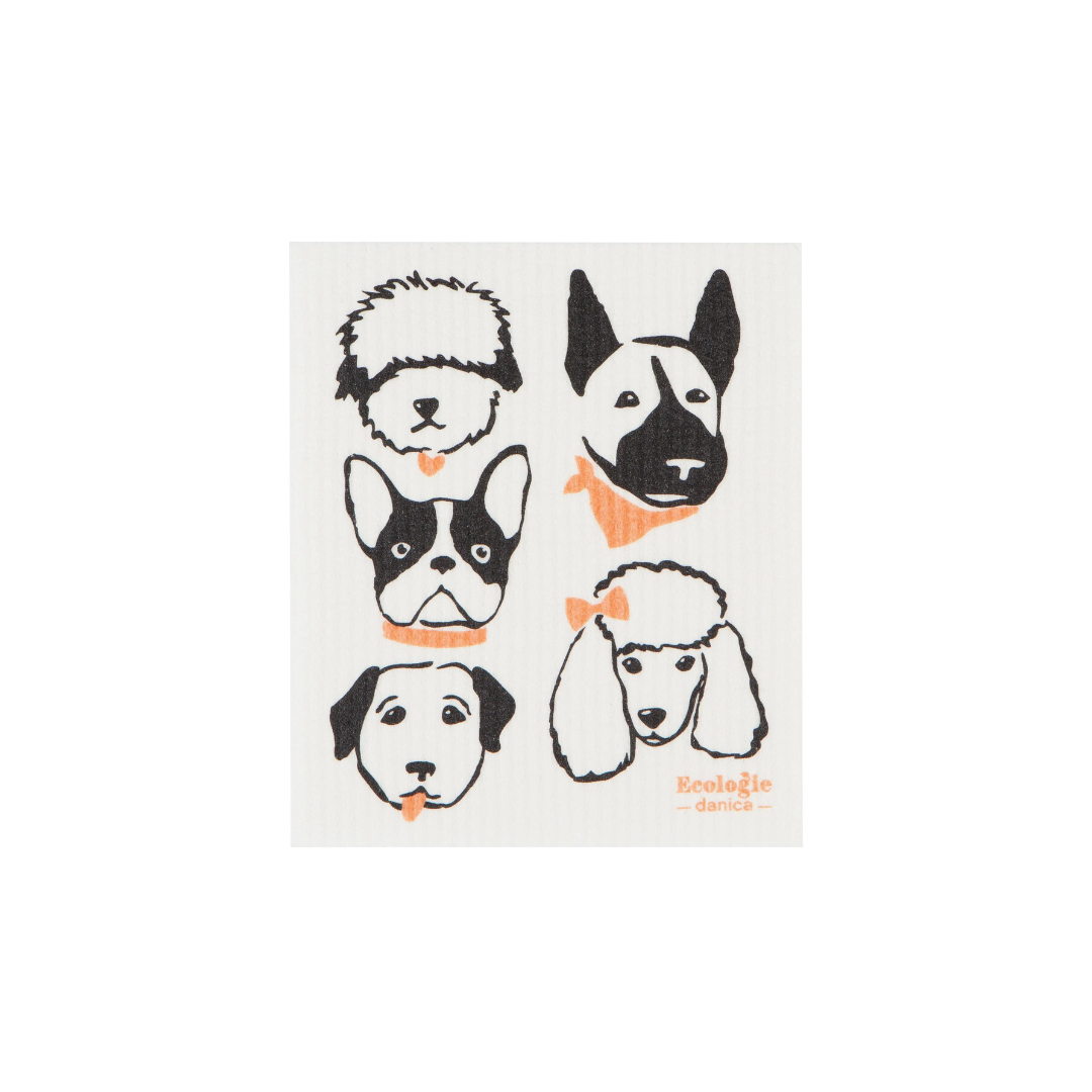 Meet your new best kitchen buddy: the Dapper Dogs Swedish Sponge Cloth! These charmingly dressed-up pups are ready to lend a paw in tackling spills and messes, making cleaning a bit more delightful.