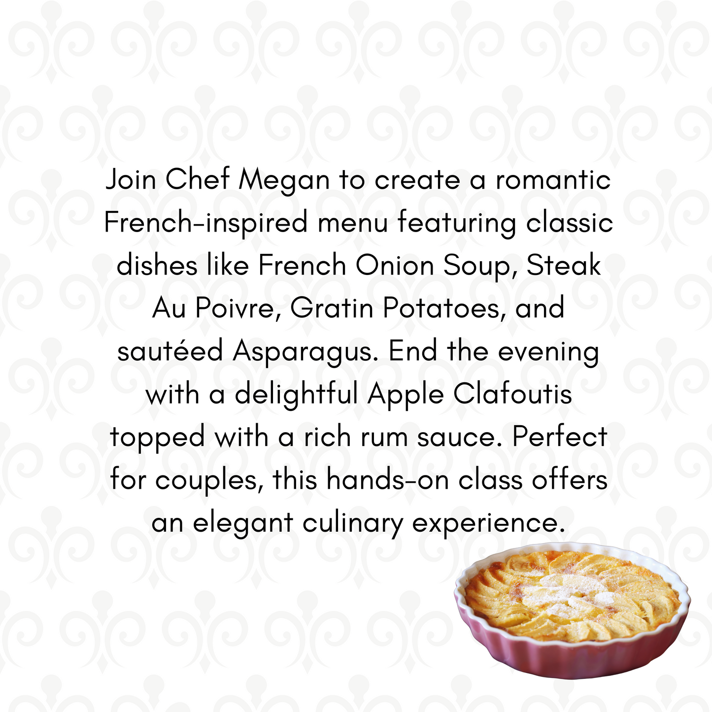 Date Night with Julia - Steak Au Poivre - 6 PM, Saturday, July 12th, 2025