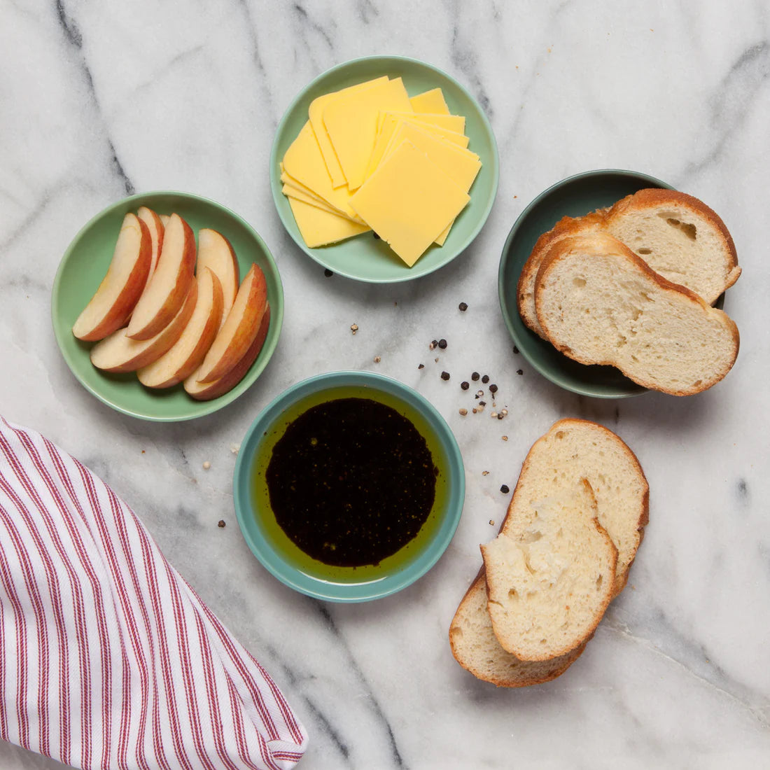 Dipping Dish - Leaf - Set of 4