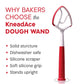 KneadAce dough wand with features listed on a white background