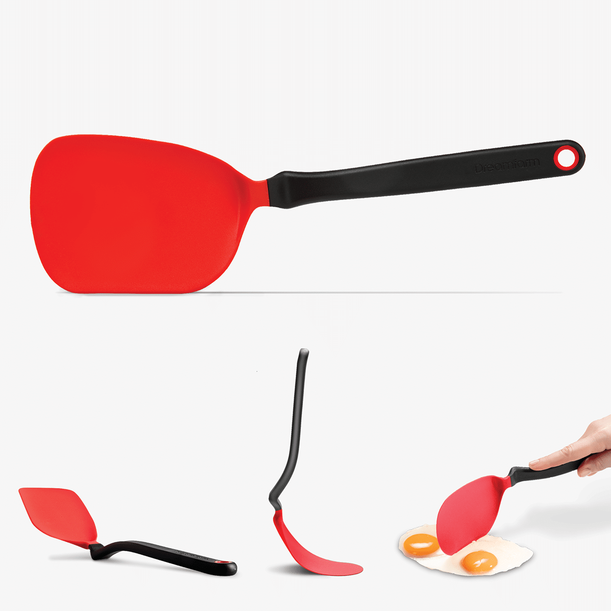 The Chopula is an award-winning spatula that is not only thin and flexible for flipping from the front, but also incredibly strong for chopping on its side. Great for separating minced meat or eggs in a pan, flipping pancakes and serving. Chopula’s clever handle design also lifts its head up off your kitchen bench when you put it down, leaving you a mess-free countertop!