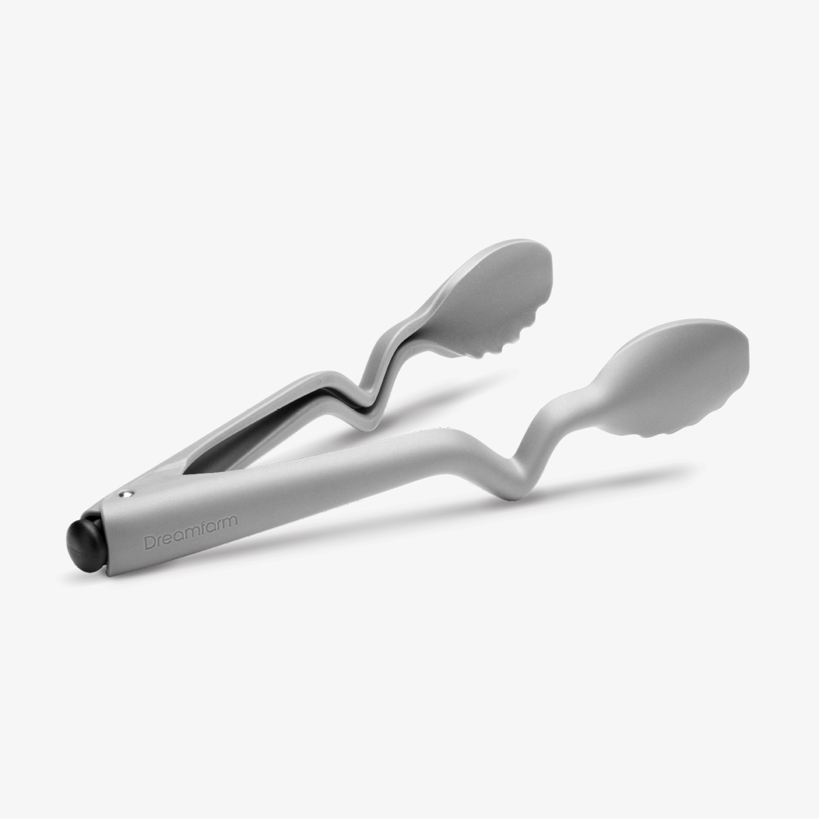 Clongs Lite are heat-resistant nylon, click-lock tongs that sit up off your bench, and open or lock closed with the click of a button. Just like a retractable “clicky” pen, open your Clongs Lite with the push of a click-button, then hold them closed and push the click-button again to lock them closed.