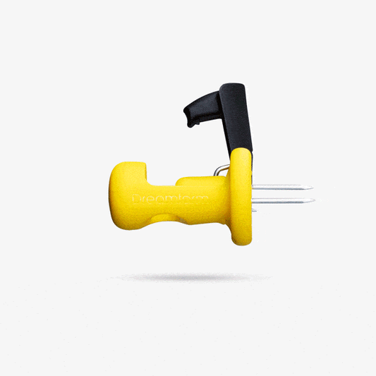 Lockorns Corn Holders provide secure attachment to corn cobs with their unique 3-prong anchor design, giving peace of mind to parents and safety for children. Interlock in pairs for easy storage and offer easy one-handed operation for a hassle-free dining experience.