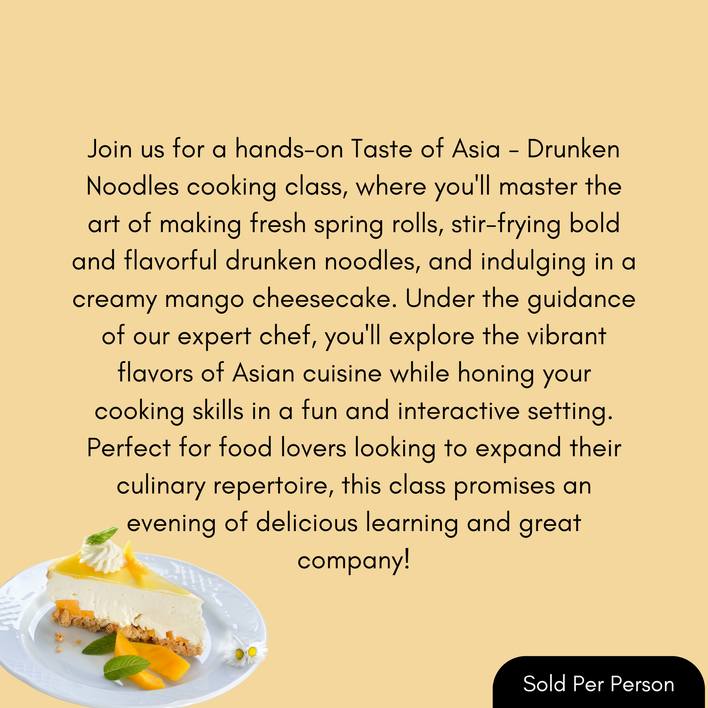 Taste of Asia - Drunken Noodle - 6 PM, Thursday, October 23rd, 2025