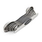 Set of metal leveling tools with 'Leveler' branding on a white background