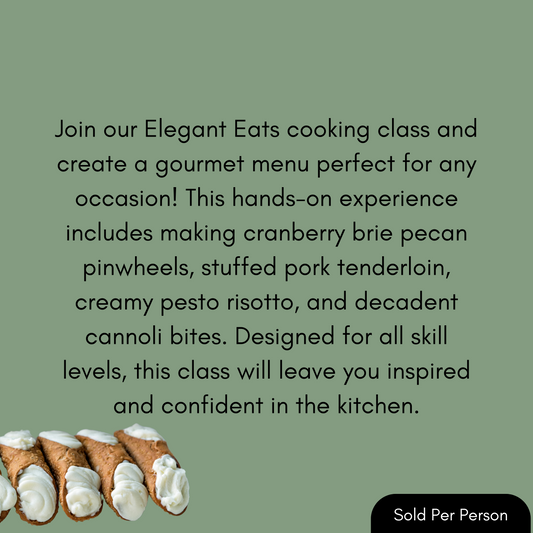 Elegant Eats - Stuffed Pork Tenderloin - 6 PM, Saturday, October 25th, 2025