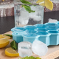  Made of 1OO% food grade silicone, this ice tray is flexible for easy release of cubes. With 6 lines of symmetry, these cubes offer ultimate chill in less space. 