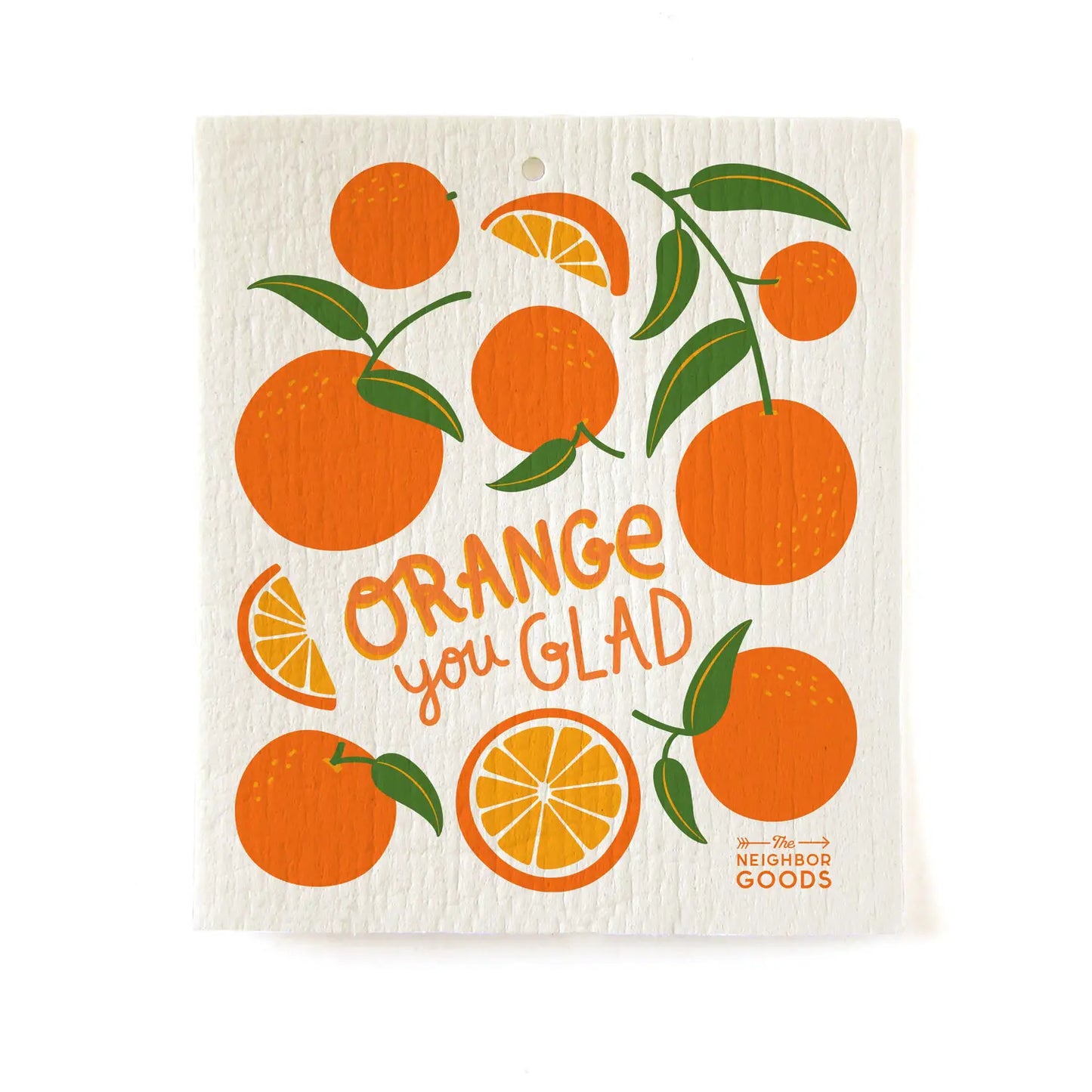 This set includes 3 sponge cloths: Cheery, Orange, and Lemon. These Swedish sponge cloths are an eco-friendly replacement for kitchen sponges and paper towels. They last for months and are biodegradable or Compostable, making cleaning up cute with less waste. 