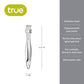 This essential tool for any cocktail enthusiast or home bartender features sharp stainless steel blades perfect for zesting citrus fruits like lemons, limes, and oranges.