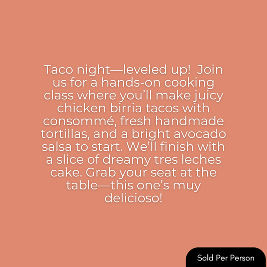 Gather At The Mesa - Birria Tacos - 6 PM, Thursday, October 16th, 2025