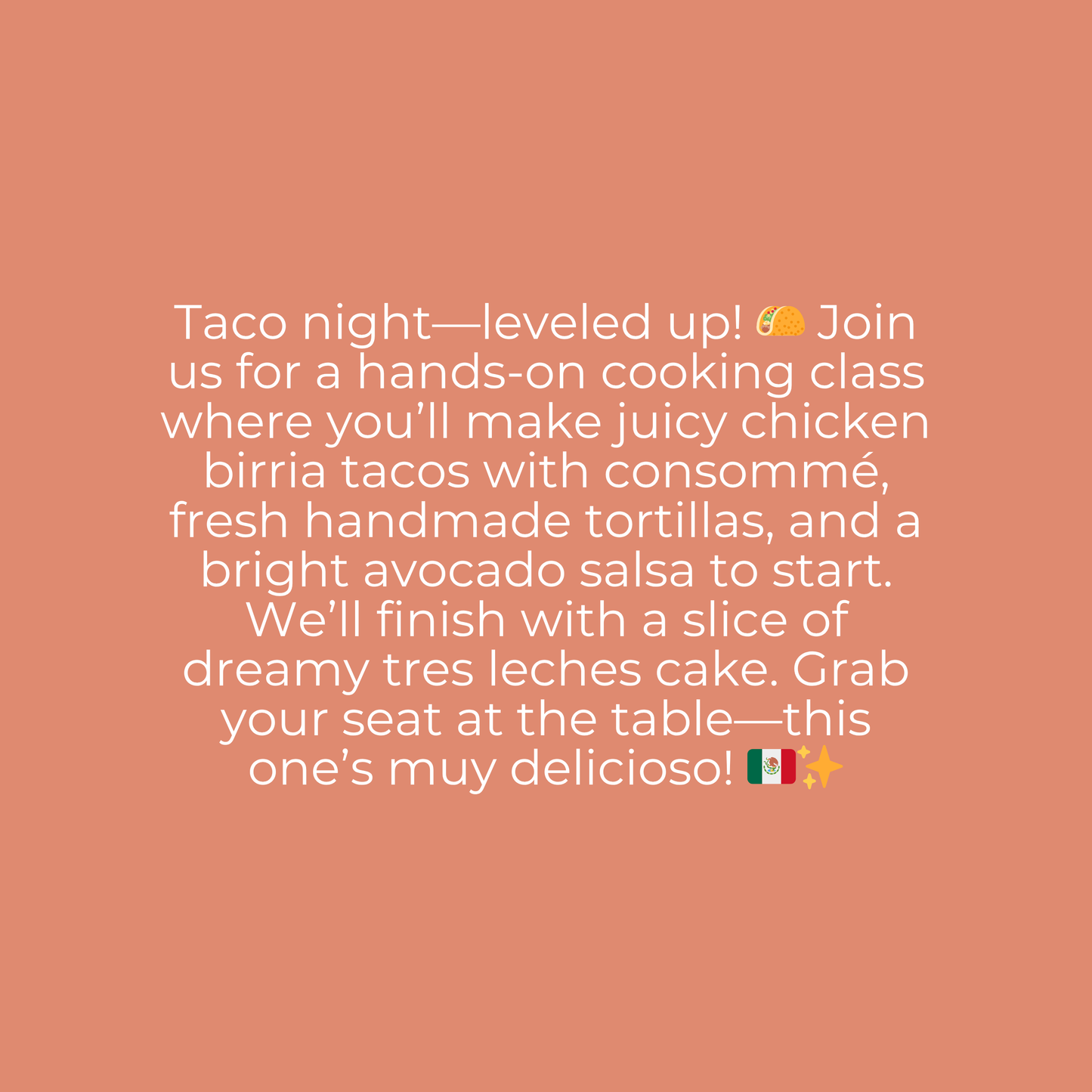 Gather at the Mesa - Birra Tacos - 6 PM, Wednesday, August 27th, 2025