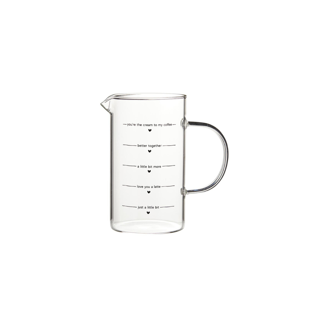 Glass Creamer Pitcher - 17oz