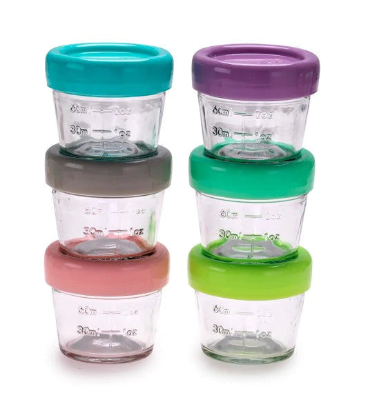 MEASUREMENT MARKINGS: 2oz/ 59ml and 4oz/ 118ml jars are the perfect size for babies starting to eat purees, toddlers, and kids who require an endless assortment of snacks and are also great for salad dressing and condiments for adults. These meal prep food storage containers are great for at home, travel, on the go, gifting, lunch boxes, back to school, and more!