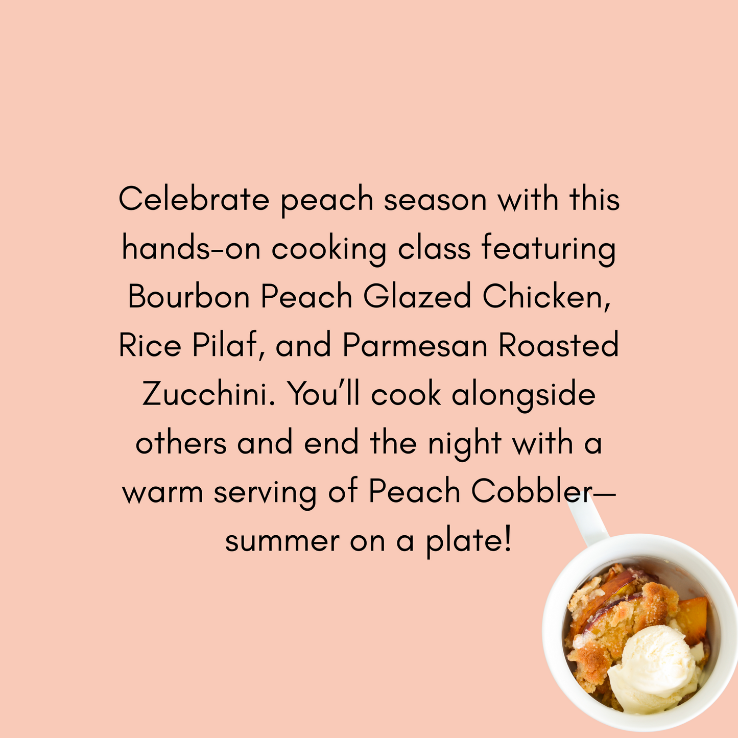 A Taste of Peach Season - Peach Bourbon Chicken - 6 PM, Friday, July 18th, 2025