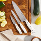 Forged Accent 3-pc Starter Knife Set - White