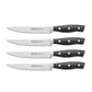 Forged Accent Set of 4 Steak Knife Set - Black