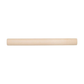 Wooden rolling pin on a white background
