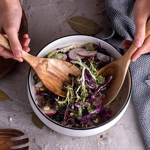 Wooden Salad Spoon and Fork Set - Acacia Wood