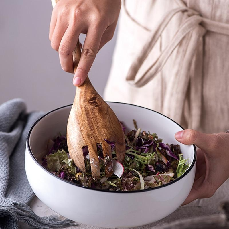 Wooden Salad Spoon and Fork Set - Acacia Wood