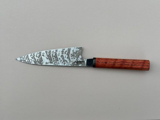 NHB Custom Mini Chef's Knife - Brown