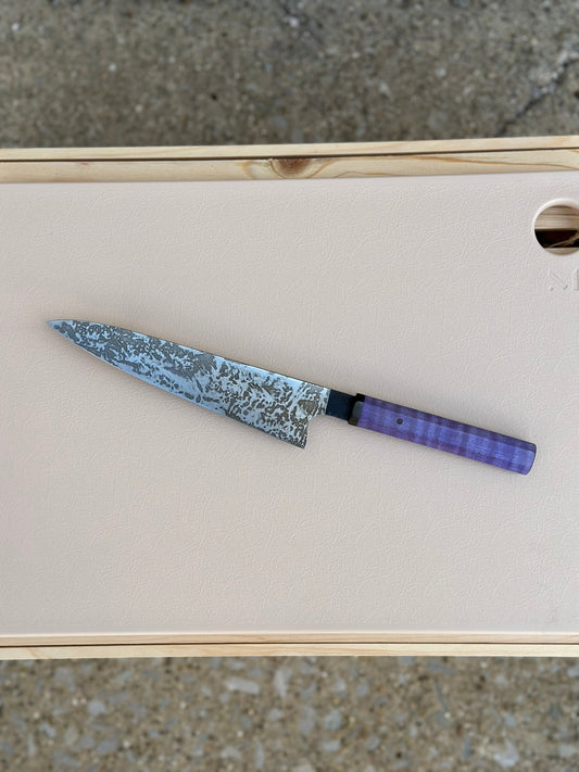 NHB Custom Mini Chef's Knife - Purple