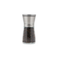 A modern and elegant salt and pepper mill set designed for a clean, mess-free kitchen. With the grinding mechanism positioned at the top, your countertops, cupboards, and dining table stay free of spills.