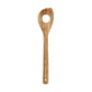 Wooden spatula on a white background