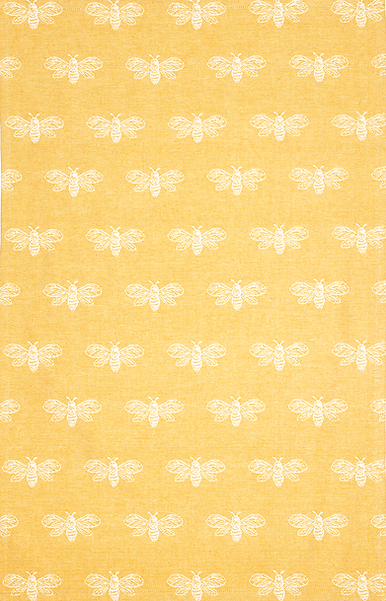 Jacquard Towel - Yellow Honey Bees