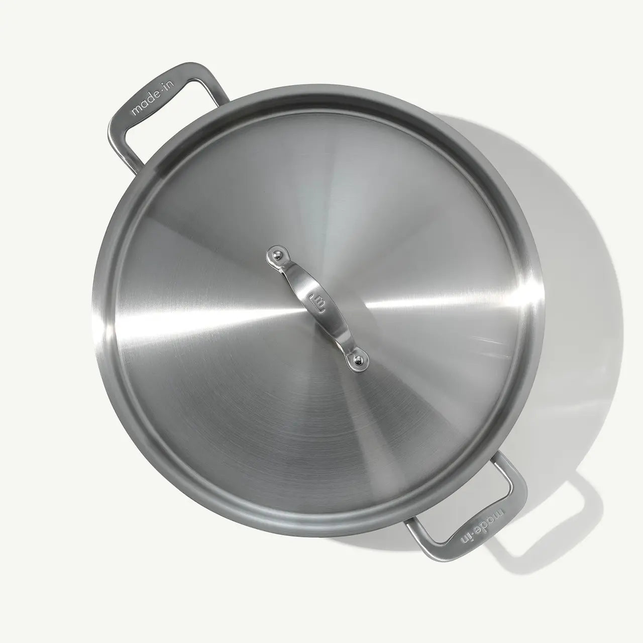 Stainless Clad Rondeau with Lid - 10 Qt