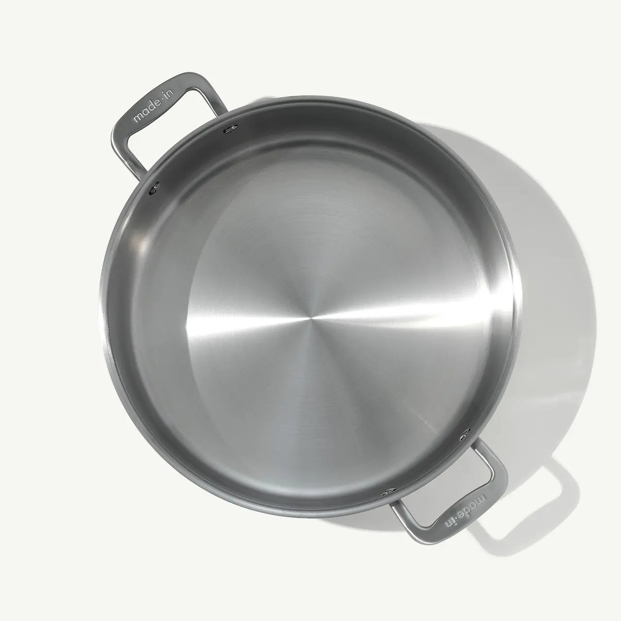 Stainless Clad Rondeau with Lid - 10 Qt