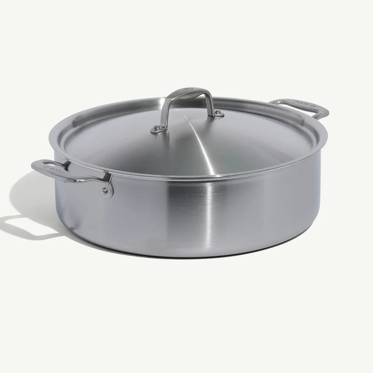 Stainless Clad Rondeau with Lid - 10 Qt