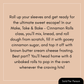 Promotional text for a Make, Take & Bake Cinnamon Rolls class on a beige background.