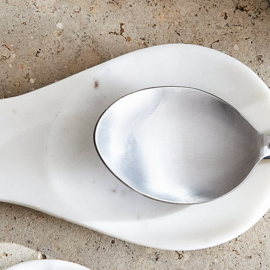 Spoon Rest - Marble White