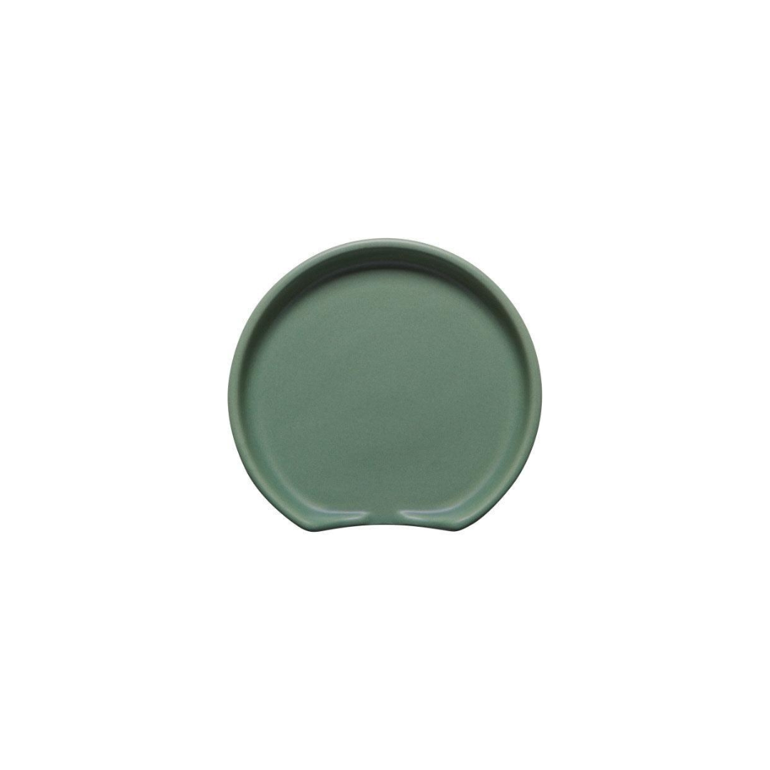 Matte Elm Green Spoon Rest by Now Designs! Its soothing sage hue and gentle curves offer a calming, modern aesthetic