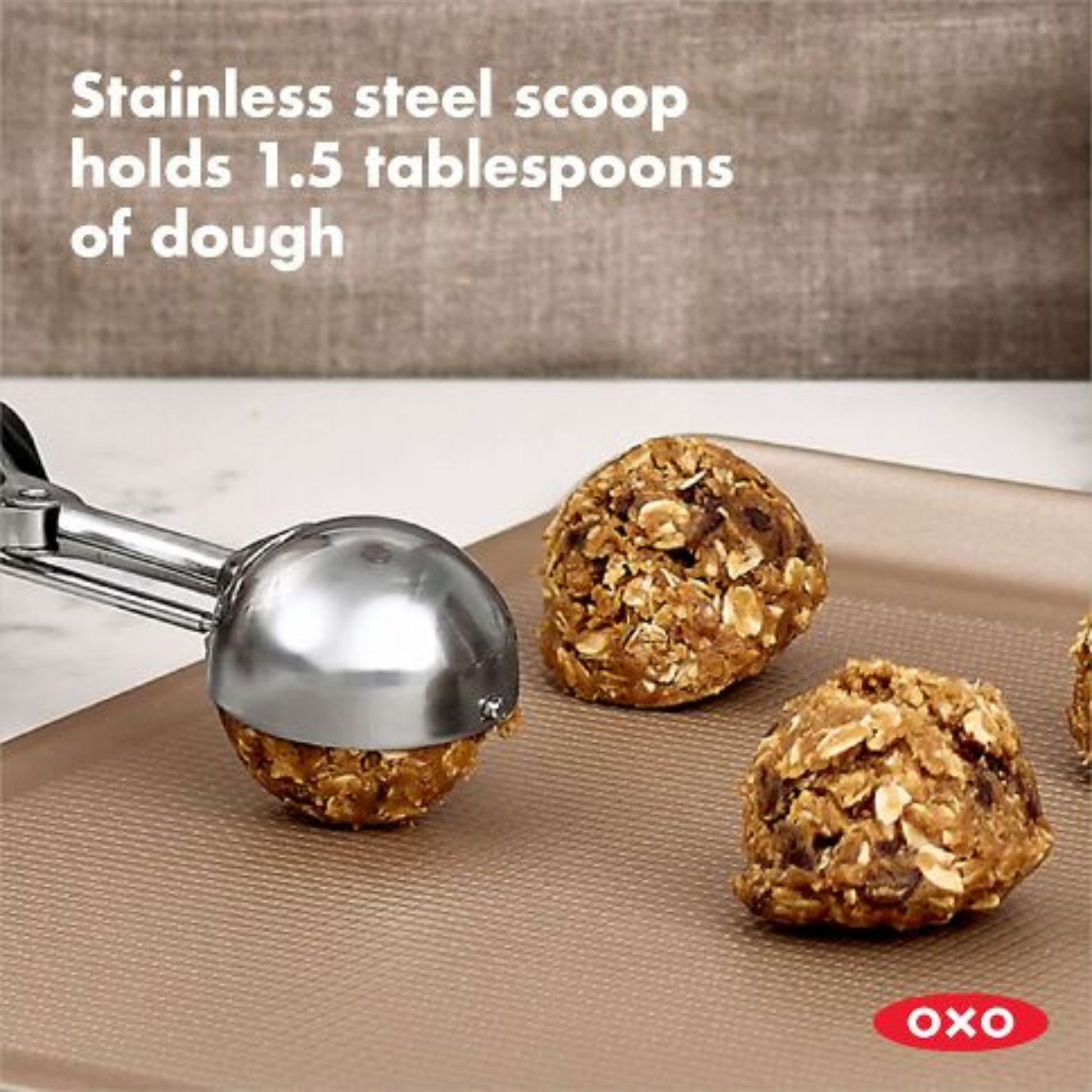 Say hello to cookie perfection with our Medium Cookie Scoop! This nifty size 40 portioner is your ticket to cookie consistency heaven, dishing out exactly 1.5 tablespoons of dough with each scoop.