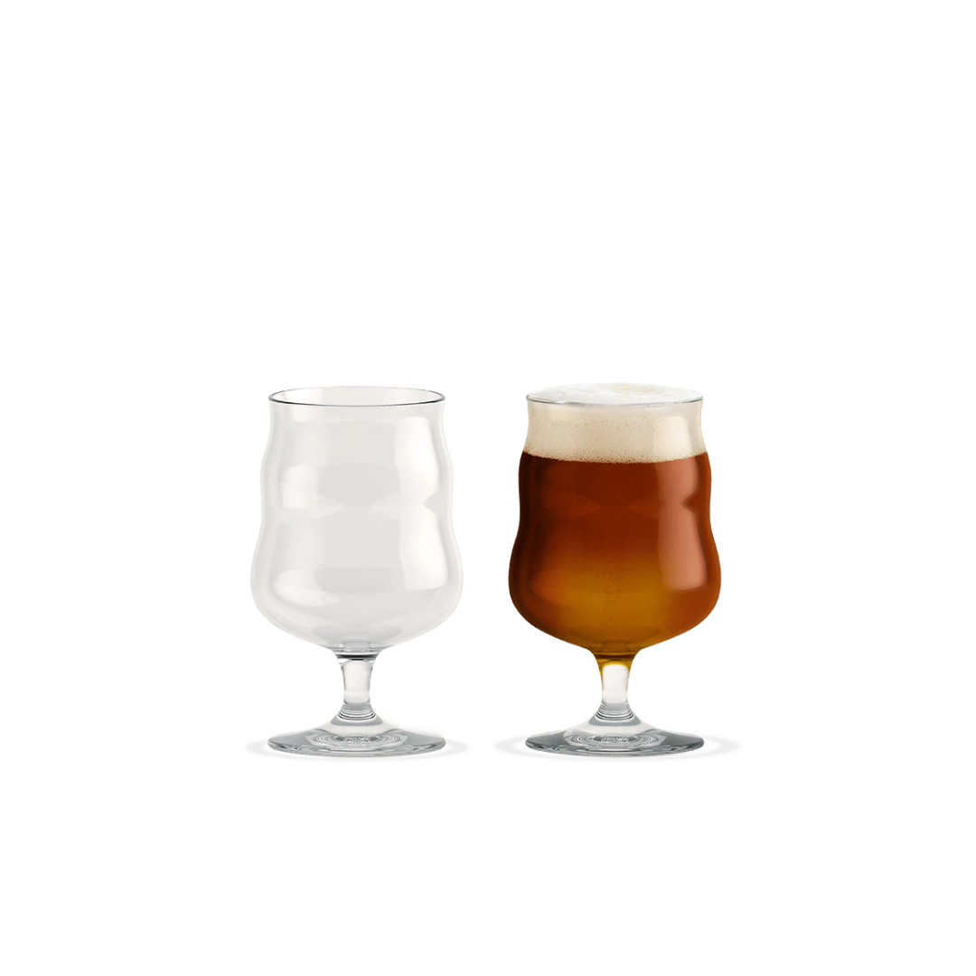  Designed for darker, stronger beers, this 13.5 oz glass features a stylish tulip shape that enhances the aromas, preserving the full flavor profile of your favorite craft beer. Inspired by wine glasses, the shape allows for ample foam while capturing the essence of the beer's unique character. 