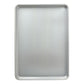Metal baking tray on a white background