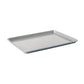 Rectangular baking tray on a white background