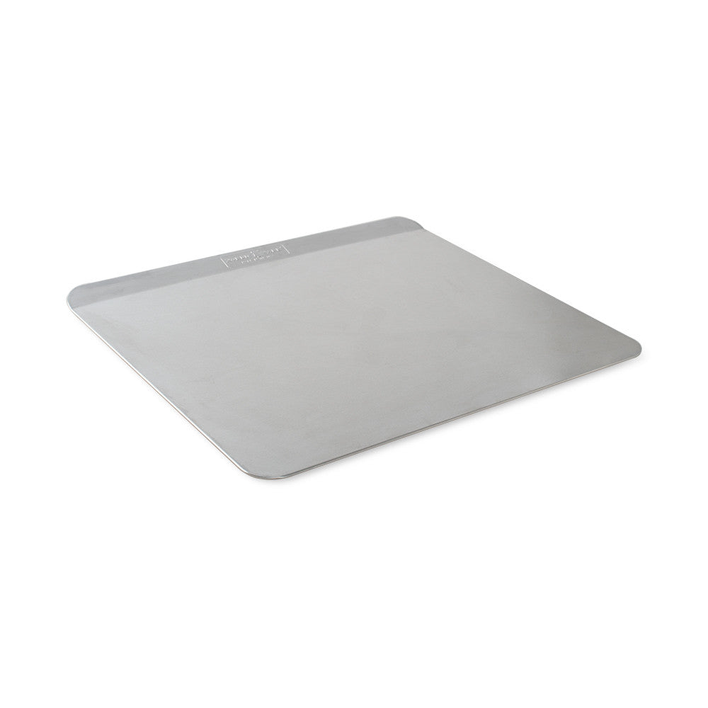 Gray baking tray on a white background