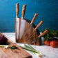 Oliva Elite Magnetic Knife Block Set - 6 Piece Set