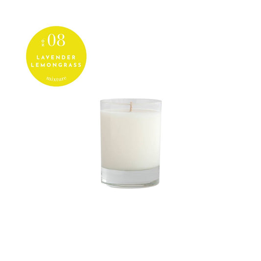 Cylinder Candle - No 08 Lavender Lemongrass - 10 Oz