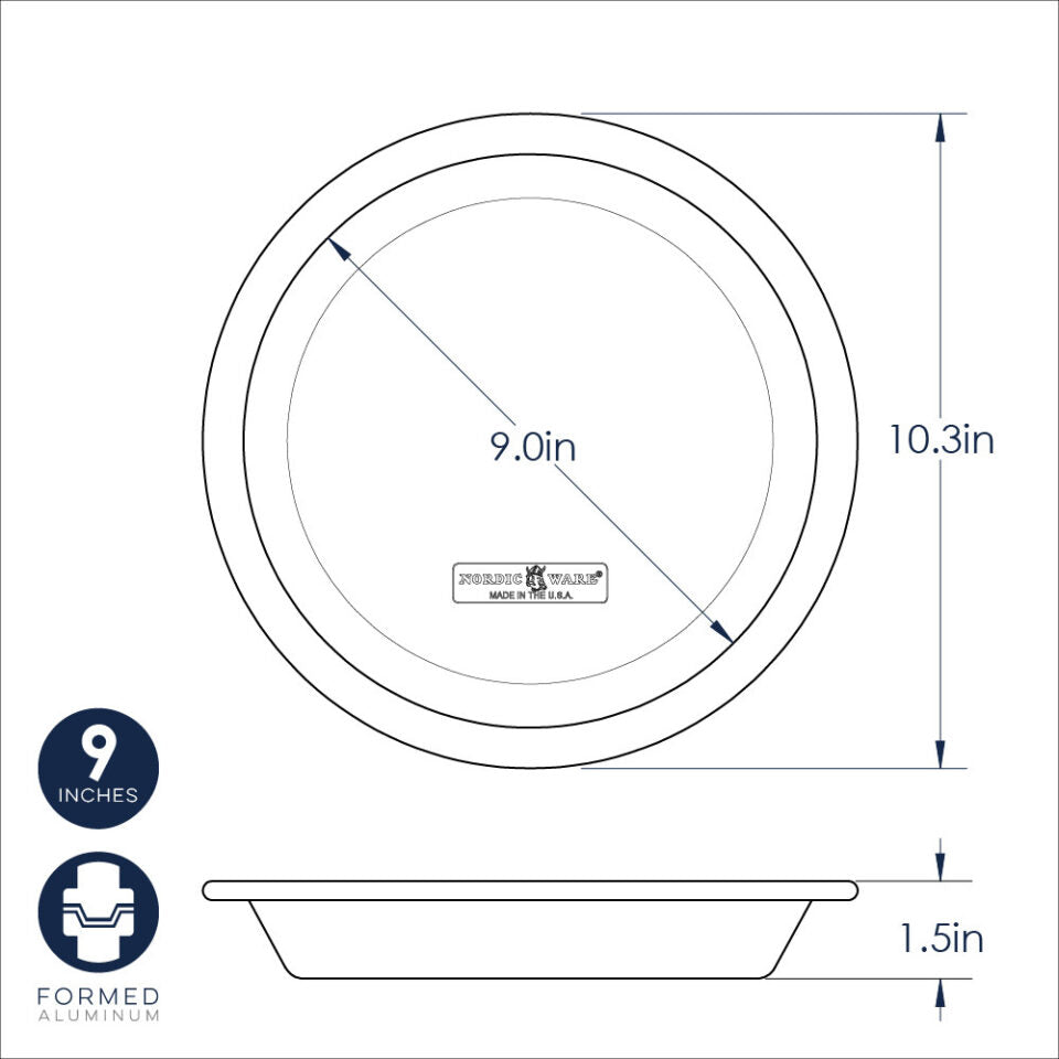 Naturals Pie Pan - 9"