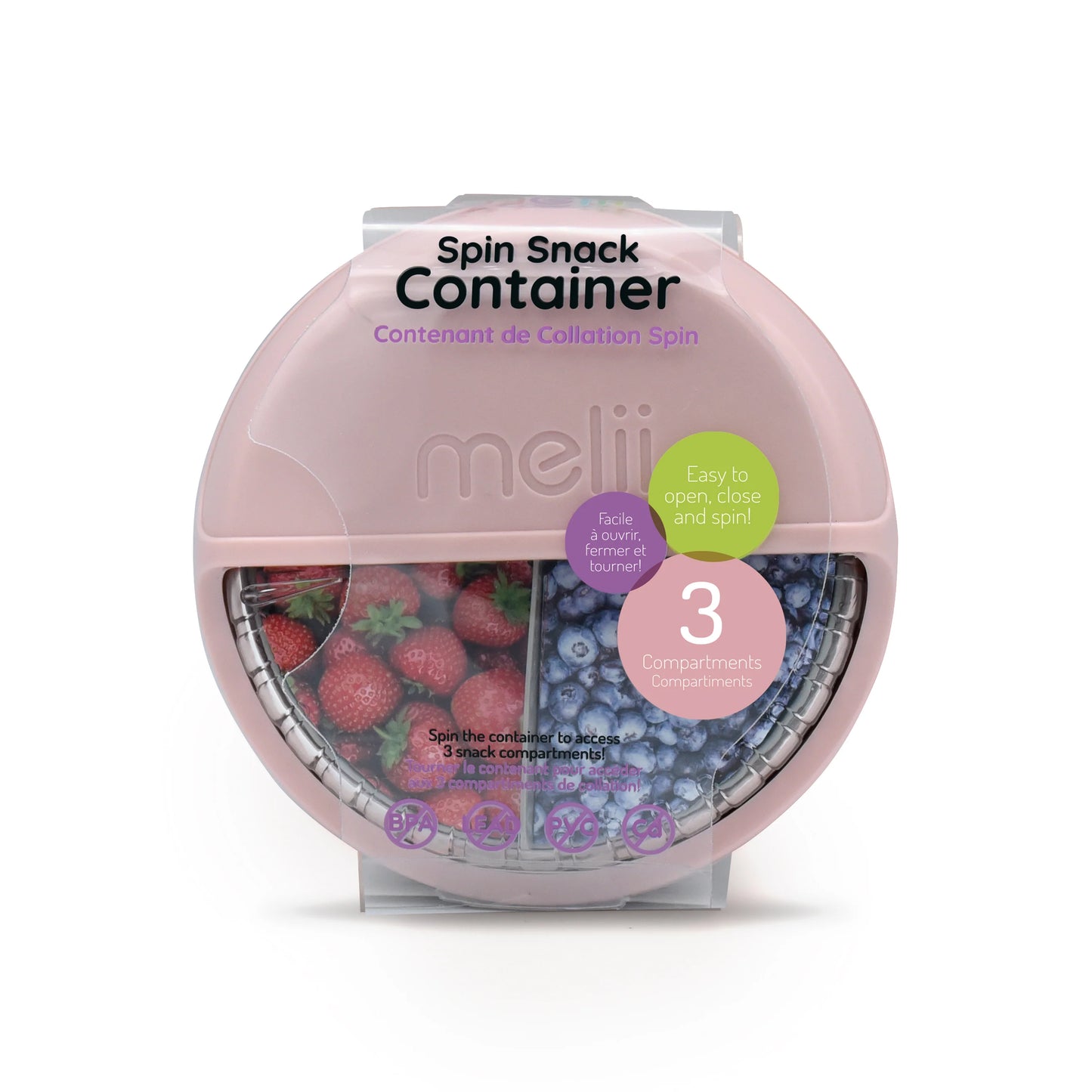 Spin Container - Pink & Grey