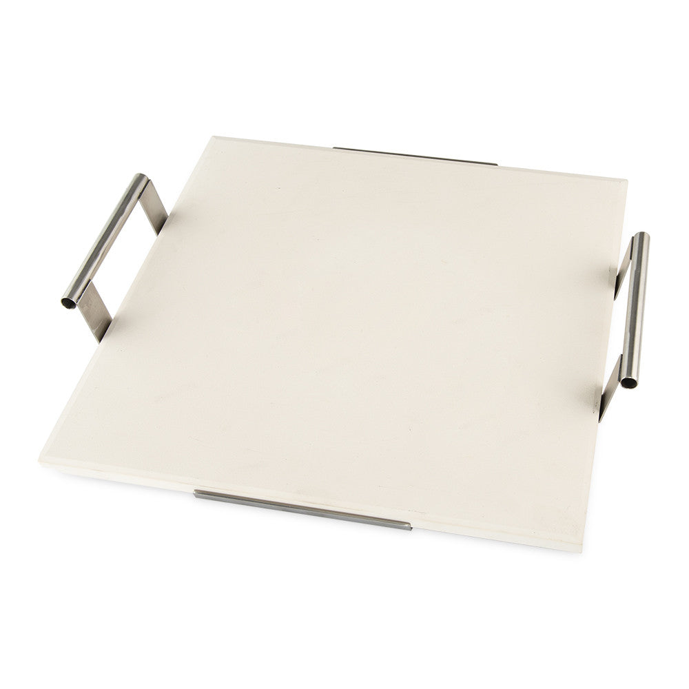 Square Pizza Stone with Rack