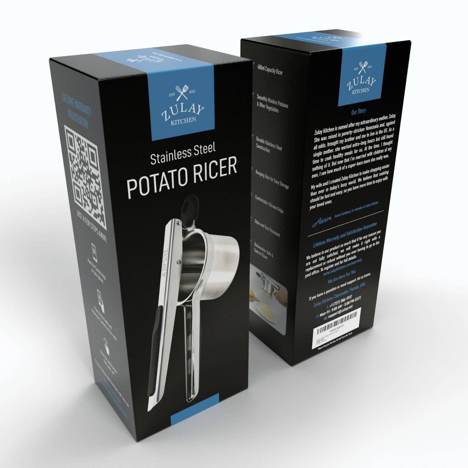 This heavy-duty kitchen tool makes mashing effortless—just load the deep 13.5oz basket, squeeze the ergonomic silicone handles, and watch as fluffy, lump-free potatoes glide through with ease. Crafted from durable stainless steel with precision perforations, it’s perfect for creating restaurant-quality mashed potatoes, gnocchi, or even baby food.