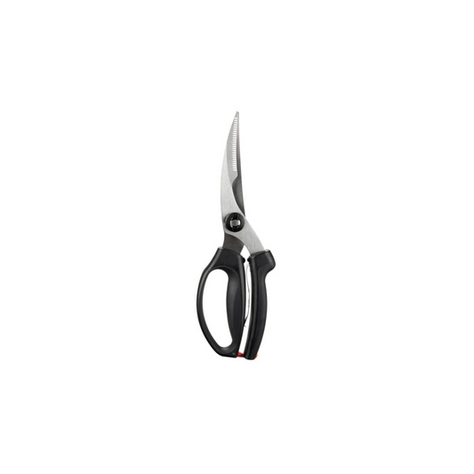 Transform your poultry preparation with our premium Poultry Shears, expertly designed for effortless cutting and trimming. The precision-engineered stainless steel blades feature a strategic curve and taper that allows you to navigate even the most challenging cuts with confidence. 