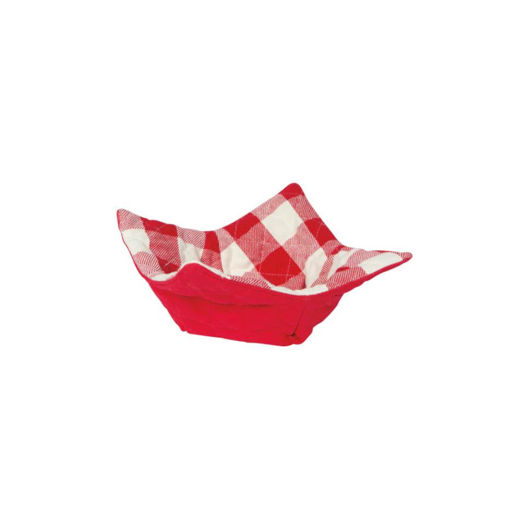 Bowl Cozy - Red, side view