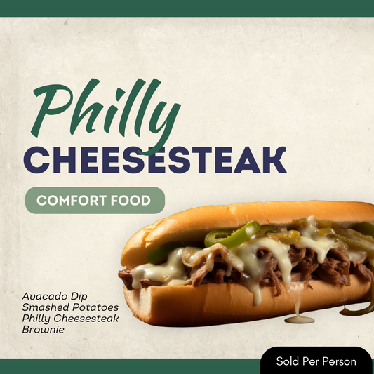 Comfort Food - Philly Cheesesteak - 6 PM, Wednesday, October 1st, 2025