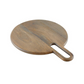 Round Wood Board w/ Handle - Gray - Small