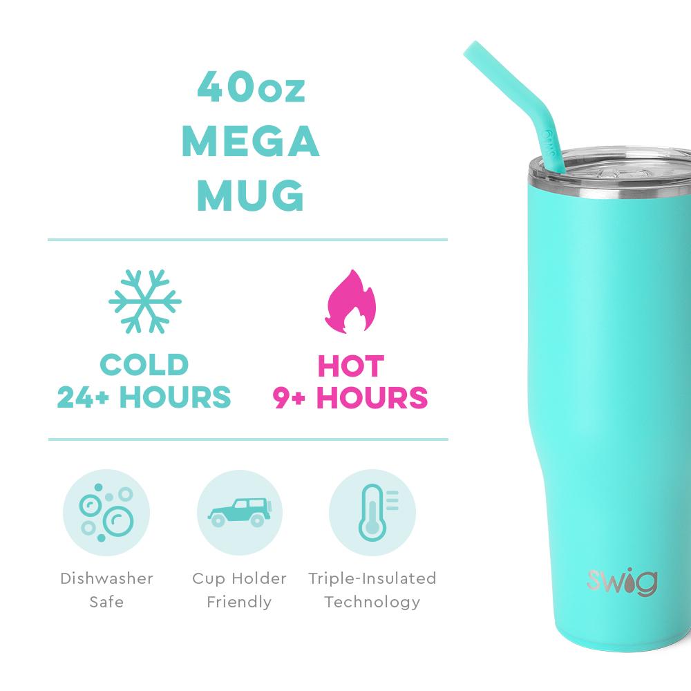 Mega Mug (40oz) - Aqua